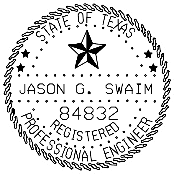 Texas Professional Engineer seal